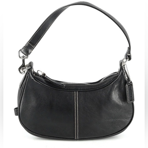 Coach Handbags - RARE Coach 7593 Black Hobo Shoulder Bag mini